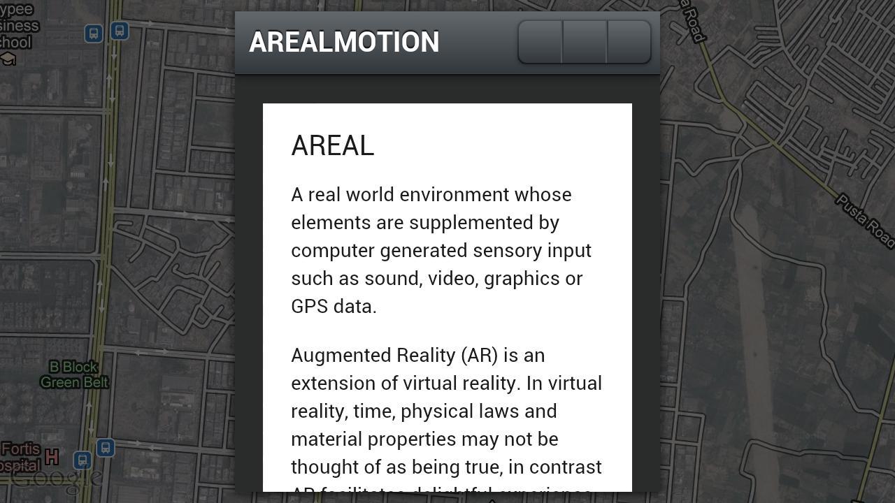 AREAL : Augmented Reality App截图4