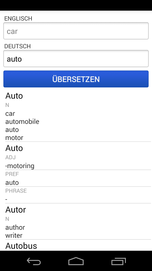 Englisch Deutsch Übersetzer截图2