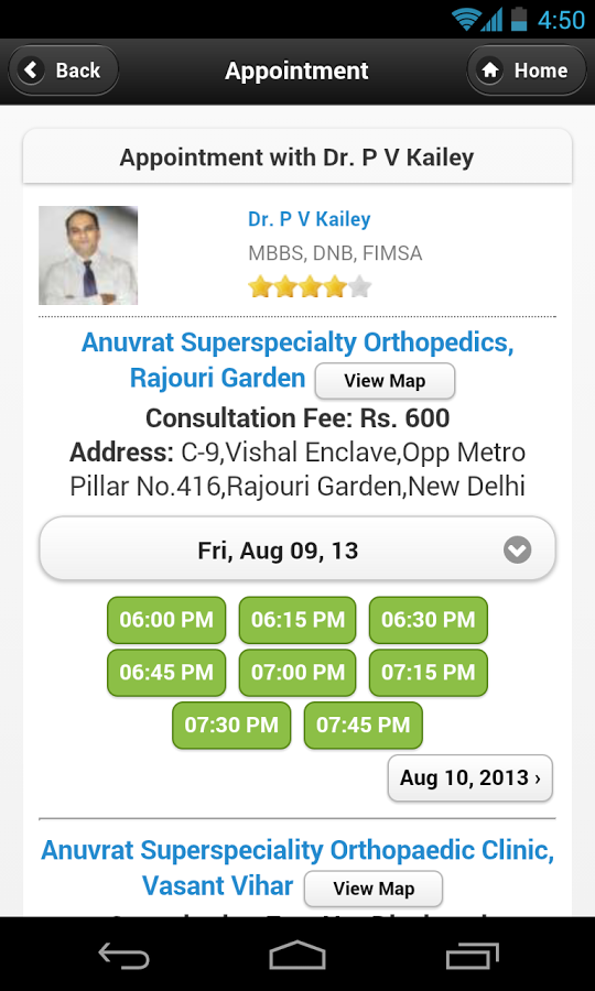 Anuvrat Clinic Appointments截图2