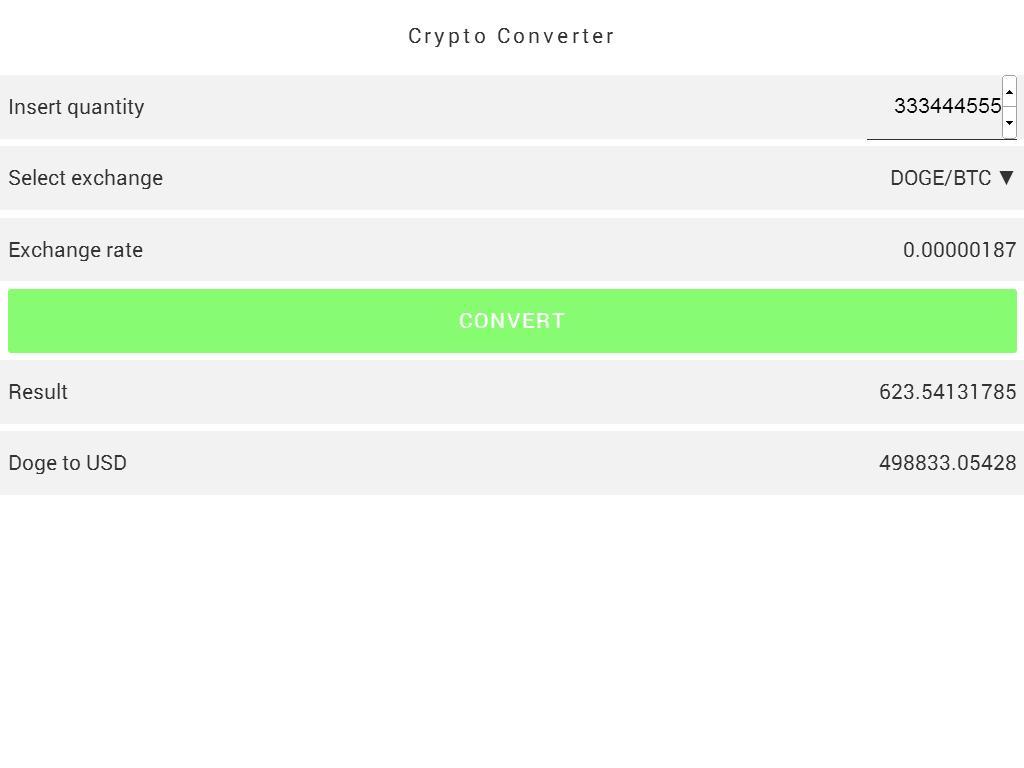 Dogecoin Converter截图2