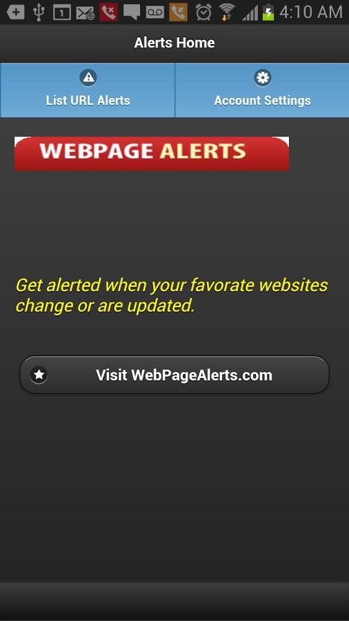 WebPage Alerts截图1