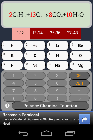 化学方程式配平器 ( 免费 )截图10
