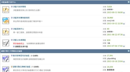 深藍學生論壇截图4