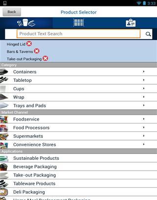 Pactiv Product Selector截图4