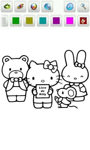 Hello Kitty Coloring Pages截图4