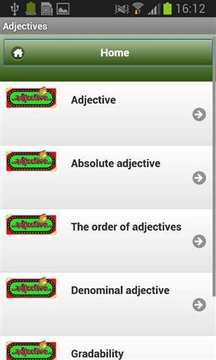 英语形容词 English Adjectives截图