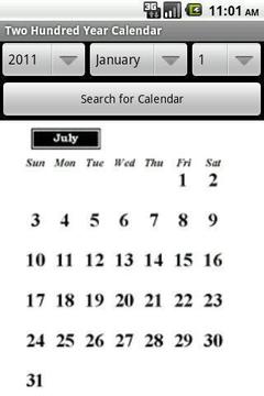 Two Hundred Year Calendar截图