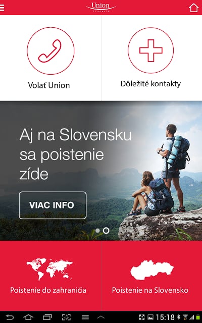 Union mobiln&eacute; SMS poistenie截图1