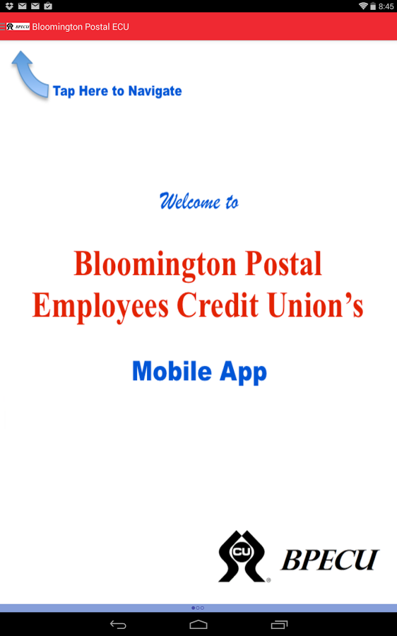 Bloomington Postal ECU App截图1