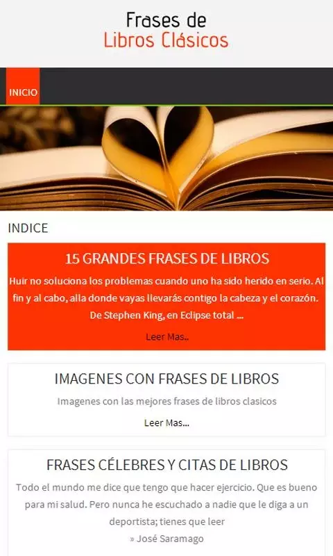 Frases de Libros Clásicos截图1