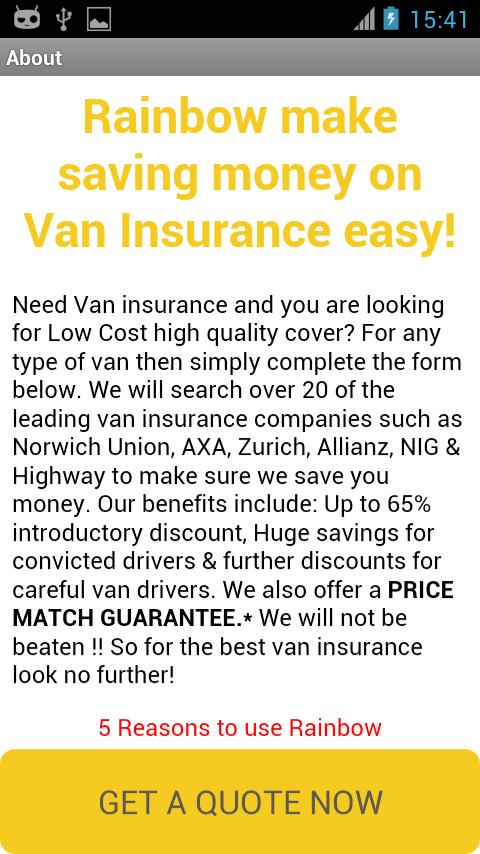 Van Insurance UK截图1