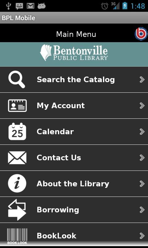 Bentonville Library Mobile截图1