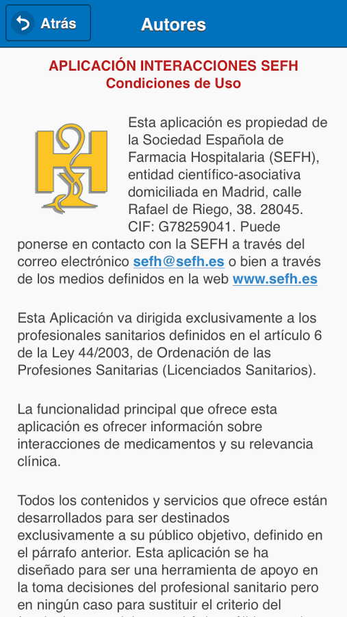 Interacciones Farmacológicas截图3