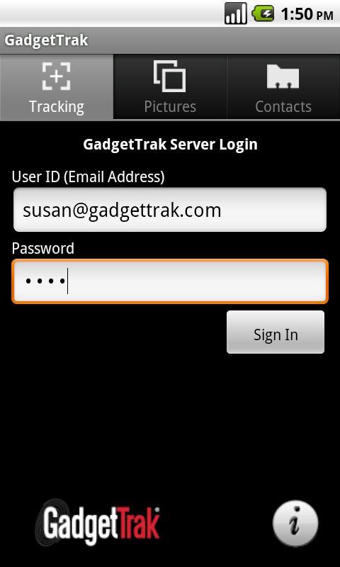 GadgetTrak® Mobile Security截图2