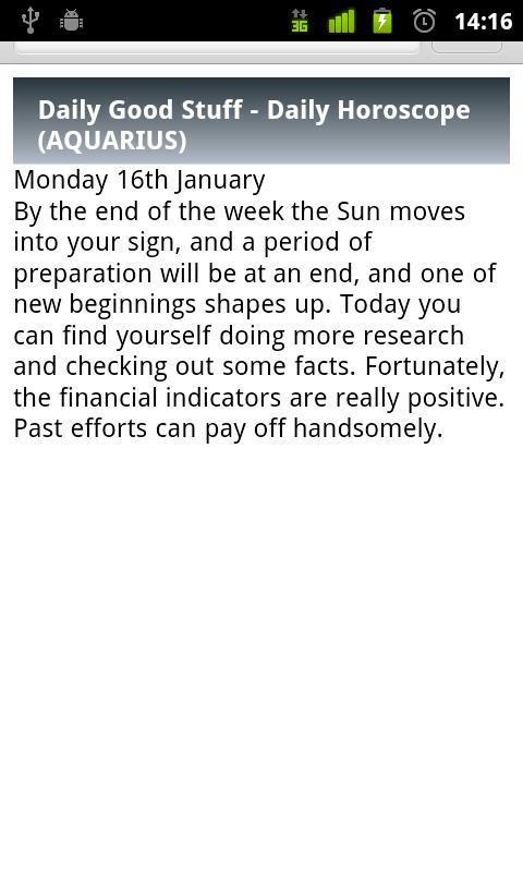 Aquarius Daily Horoscope截图2