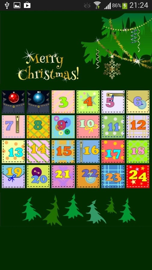 Christmas tree advent calendar截图3