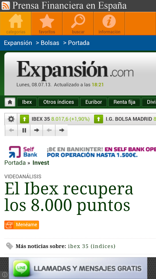 Prensa Financiera España截图3