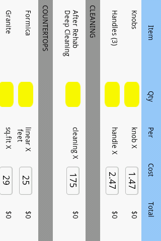 Rehab Estimator截图1