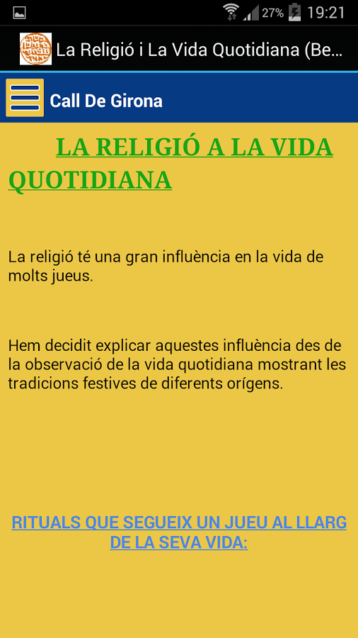 La Religió i Vida Quotidiana截图2