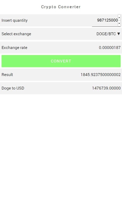 Dogecoin Converter截图4