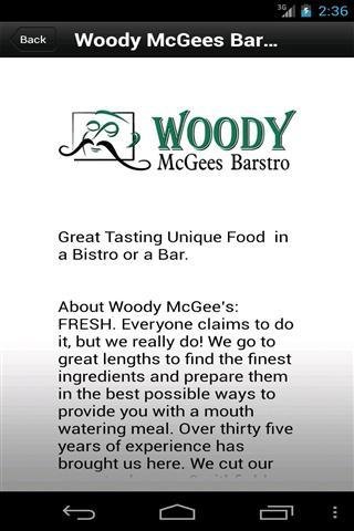 伍迪麦吉 Woody McGees Barstro截图3