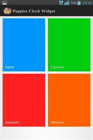 小狗时钟小部件截图1