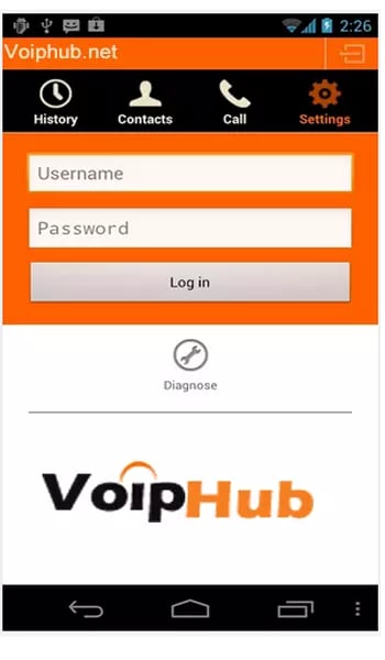 voiphub.net - 廉价的VoIP...截图1