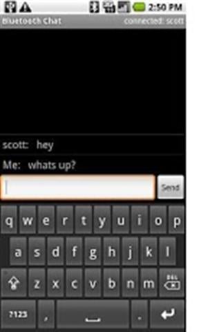 简单的蓝牙聊天 Simple Bluetooth Chat截图1