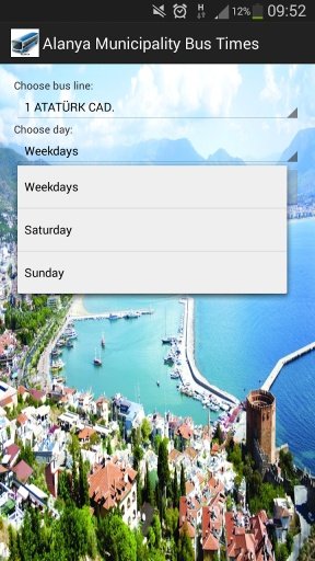 Alanya Municipality Bus Times截图1