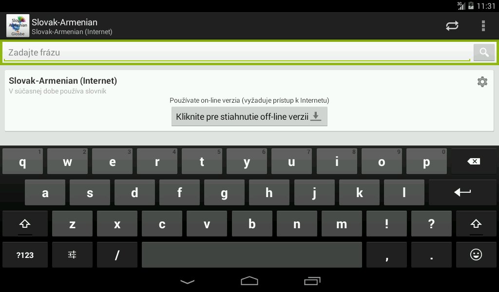 Slovak-Armenian slovn&iacute;k截图1
