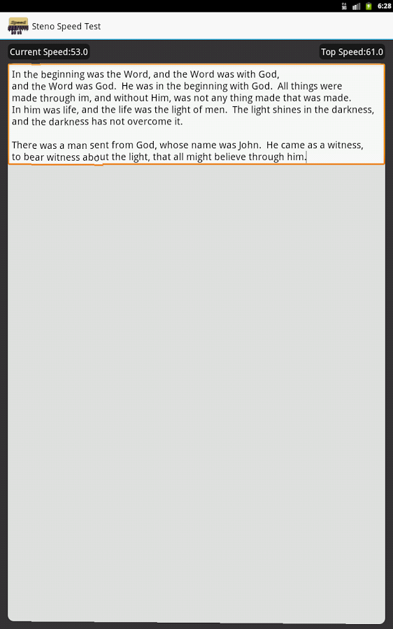 Steno Speed (typing speed)截图1