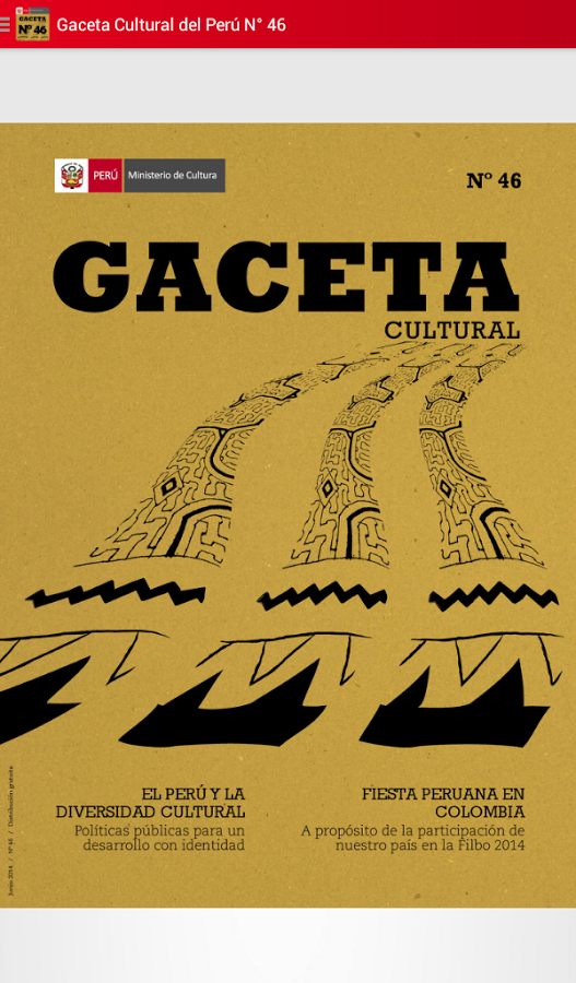 Gaceta Cultural del Perú N° 46截图1