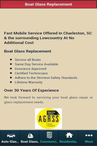 Charleston Glass Replacement截图3