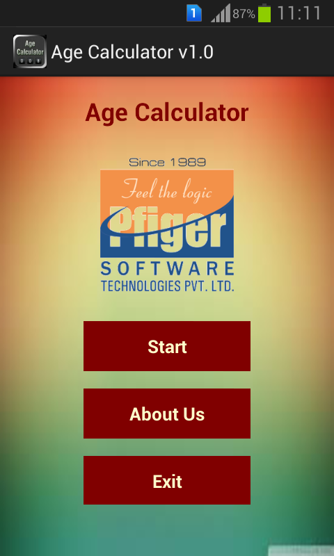 Age Calculator with Reminder截图1