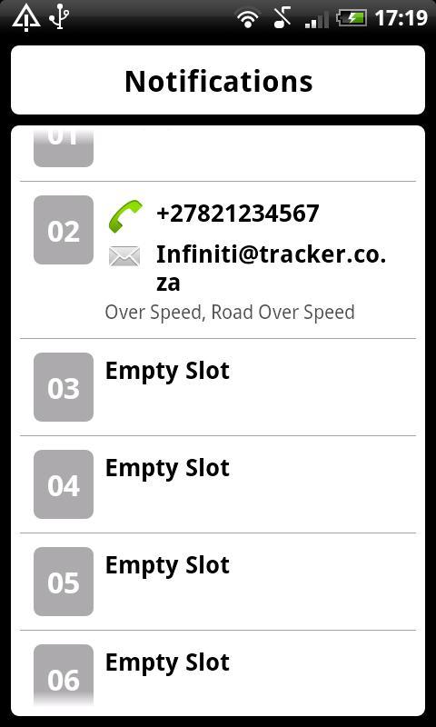 Tracker Infiniti截图8