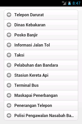 Nomor Darurat Jakarta截图3