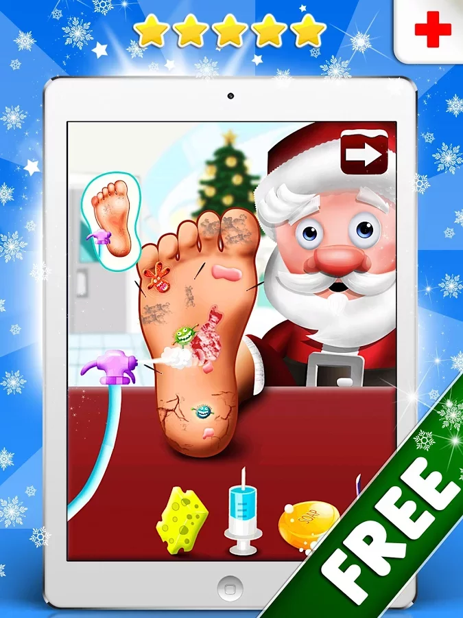 Santa’s Foot Spa Salon Rescue截图1