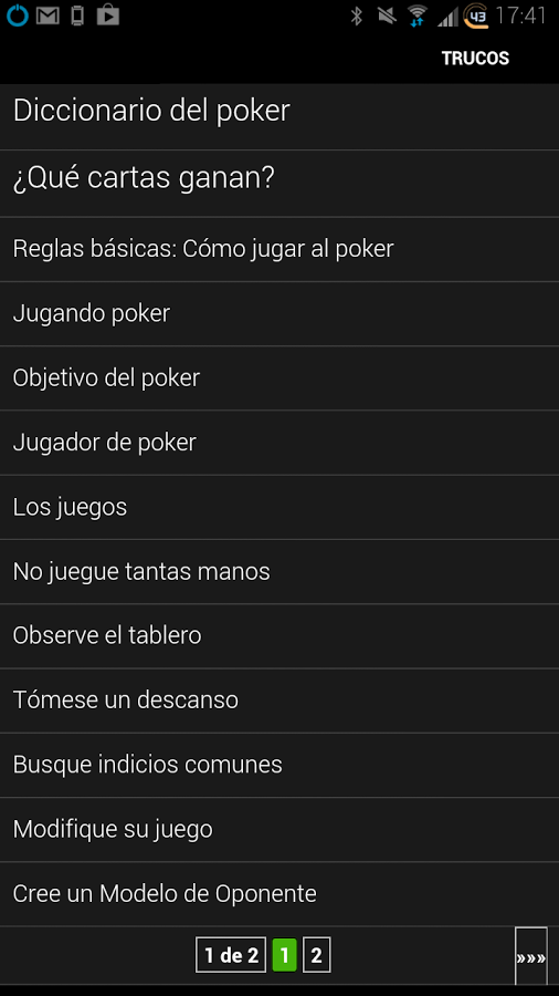 Trucos de Poker截图1