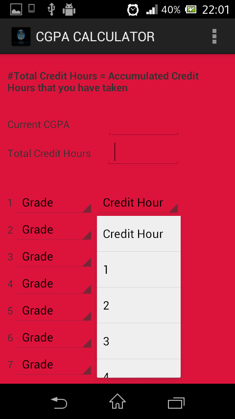 UUM CGPA CALCULATOR截图4