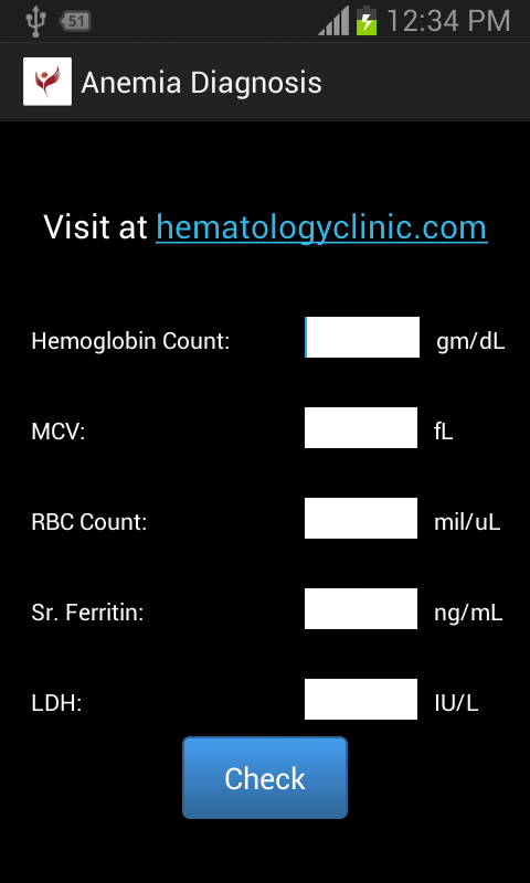 Anemia Diagnosis截图1