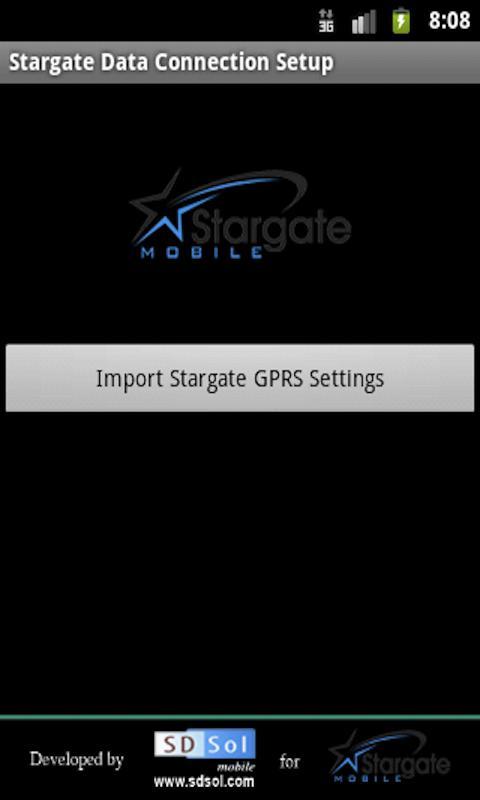 Stargate Data Connection Setup截图2