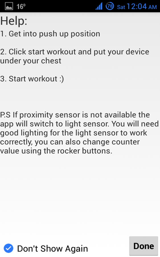 Push Ups Counter截图2