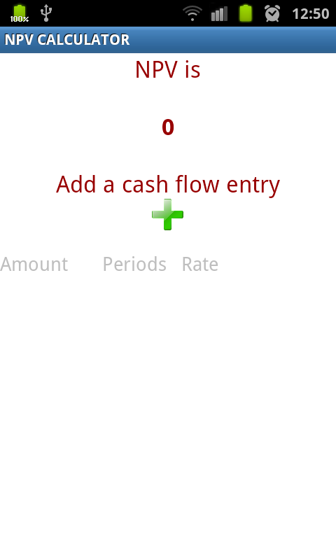 Net Present Value Calculator截图3