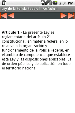 LPF – Ley de la Policia Federa截图3