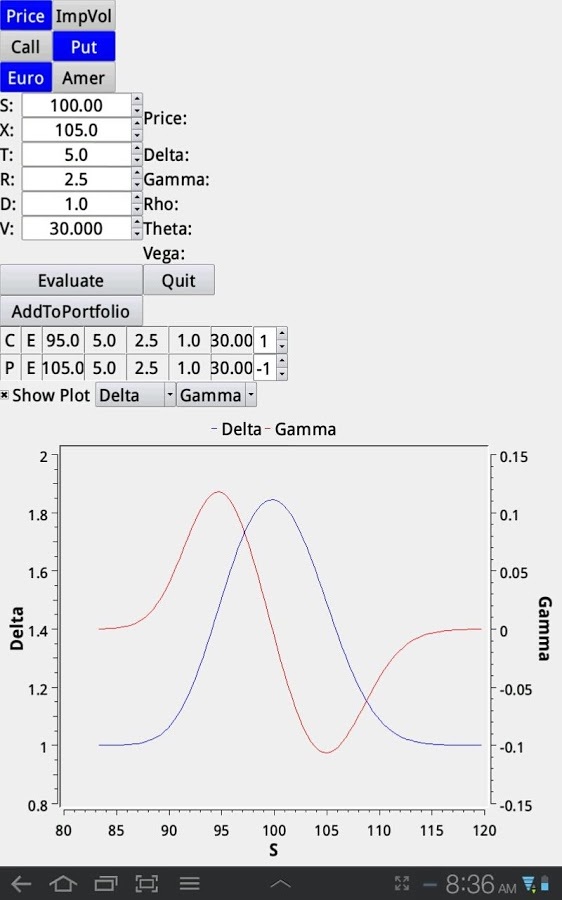 Option Analytics截图2