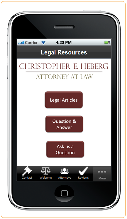 Attorney Christopher Heberg截图7