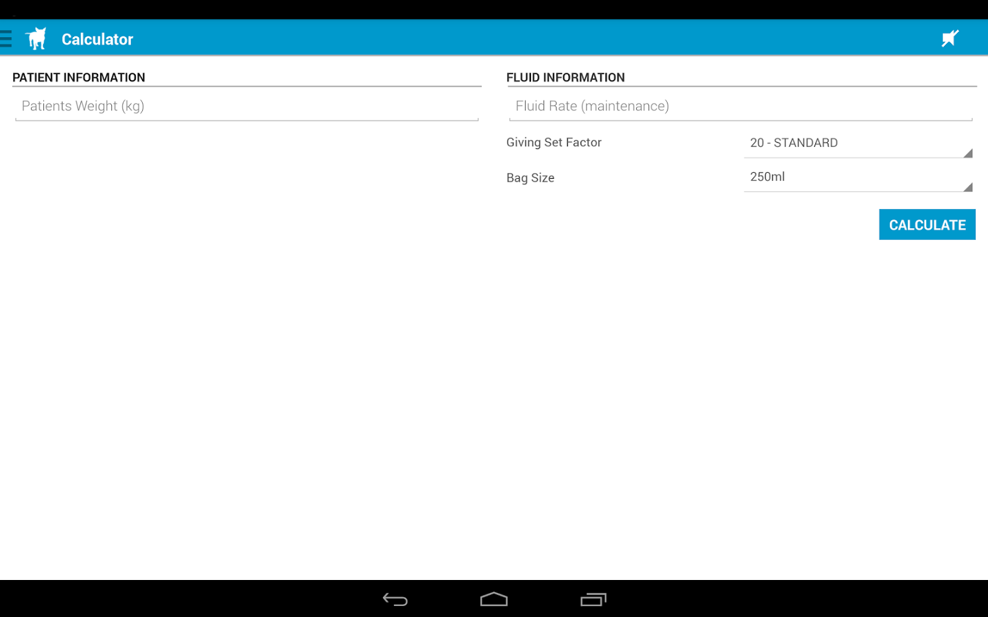 Fluid Calc for Vets – Free截图1