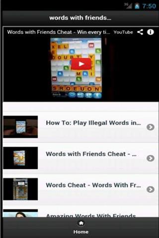 单词与朋友 Words with friends cheat截图3