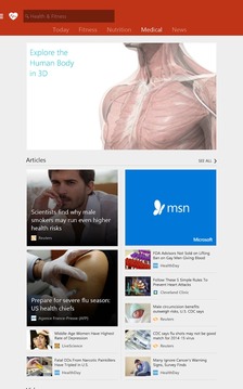 MSN 健康截图