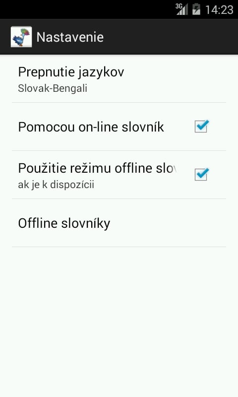 Slovak-Bengali slovn&iacute;k截图3